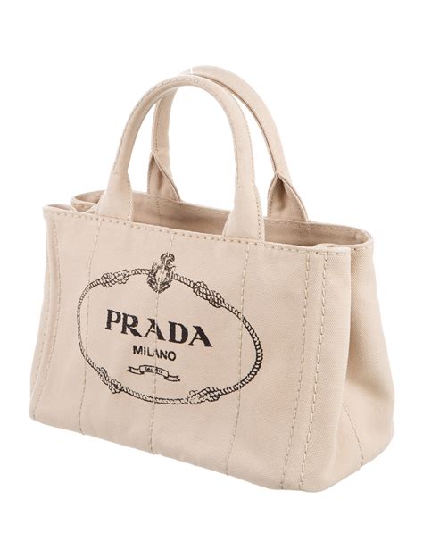 borsa shopping in canvas prada|prada purses for women.